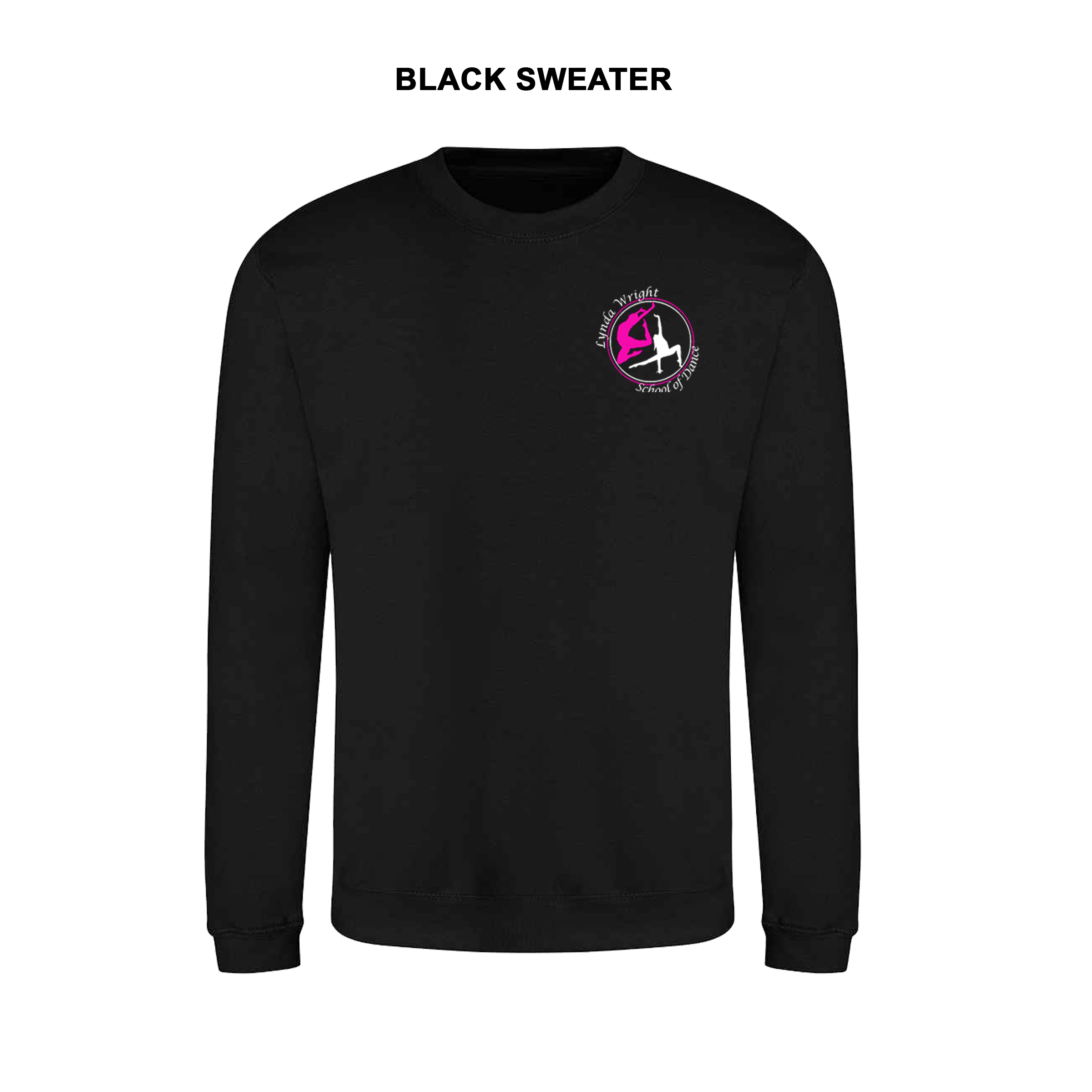 BLACK ROUND NECK SWEATER